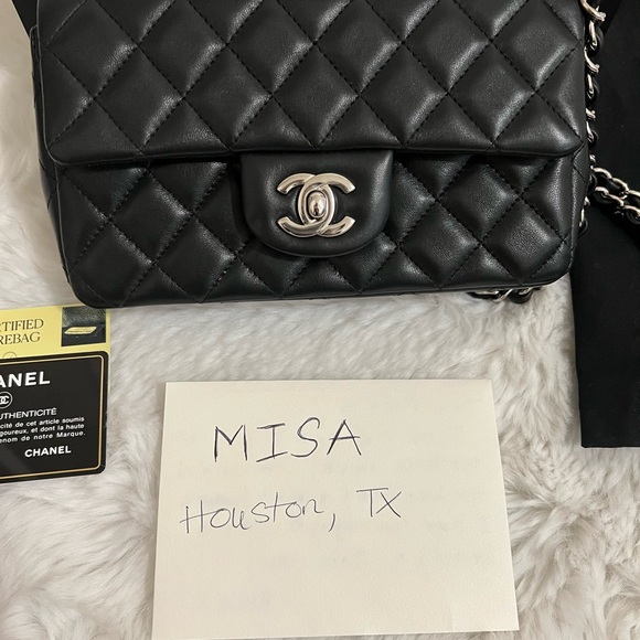 Chanel Mini Rectangular Silver Hardware - Picture 2 of 13